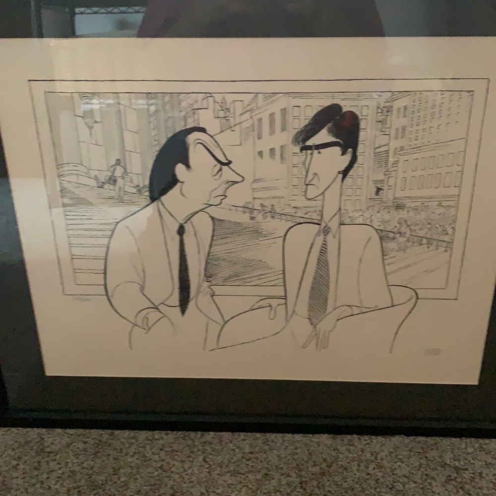 Al hirshfeld tv show law and order lithograph - Picture 1 of 7